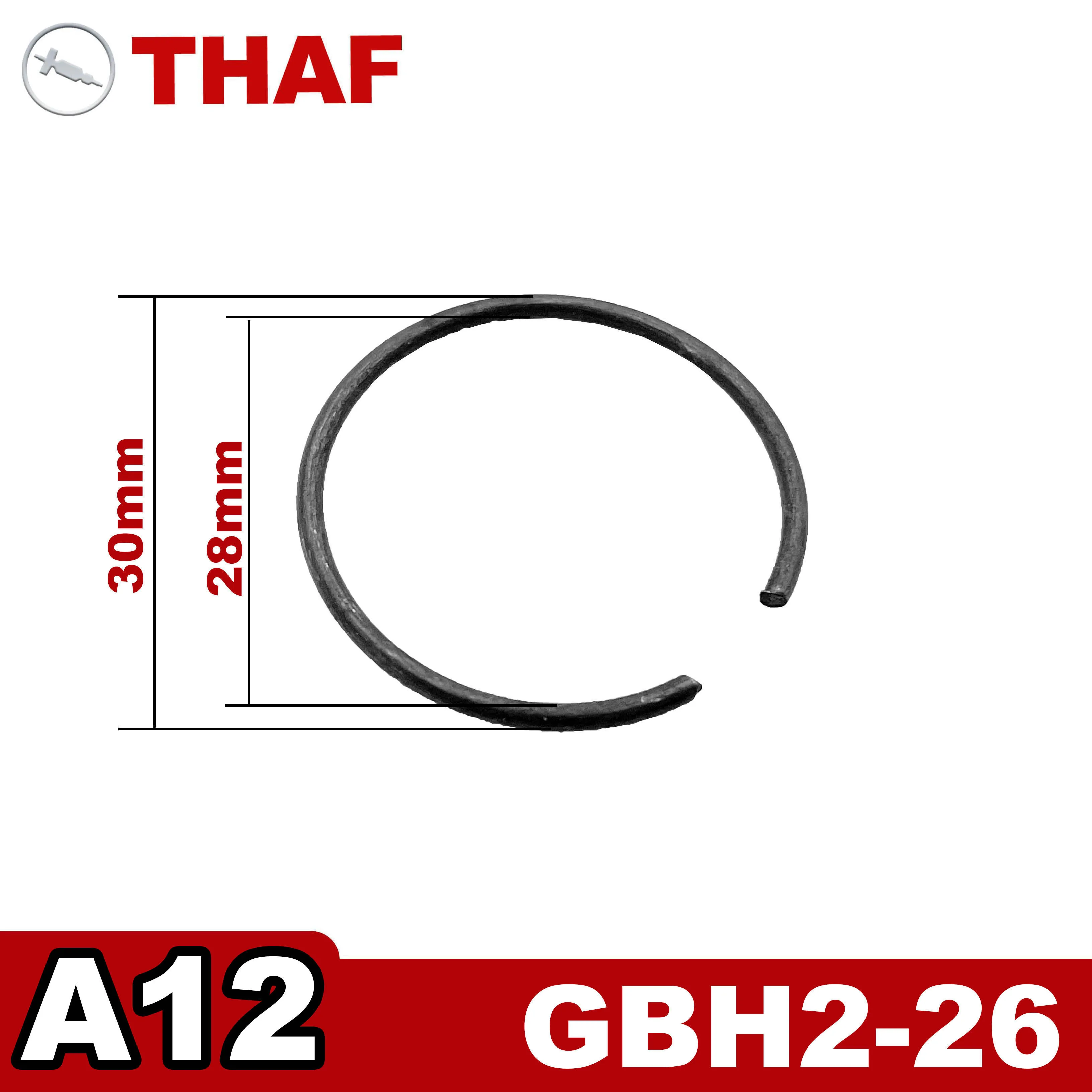 Anillo elástico Reemplazo piezas de recambio para BOSCH Martillo Perforador GBH2-26 A12