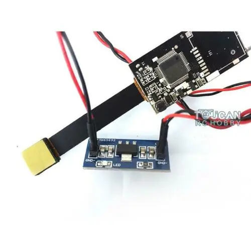 1/16 Henglong RC Tank FPV System 200W Aggiornamento telecomando Parti fai da te Modello militare per hobbisti