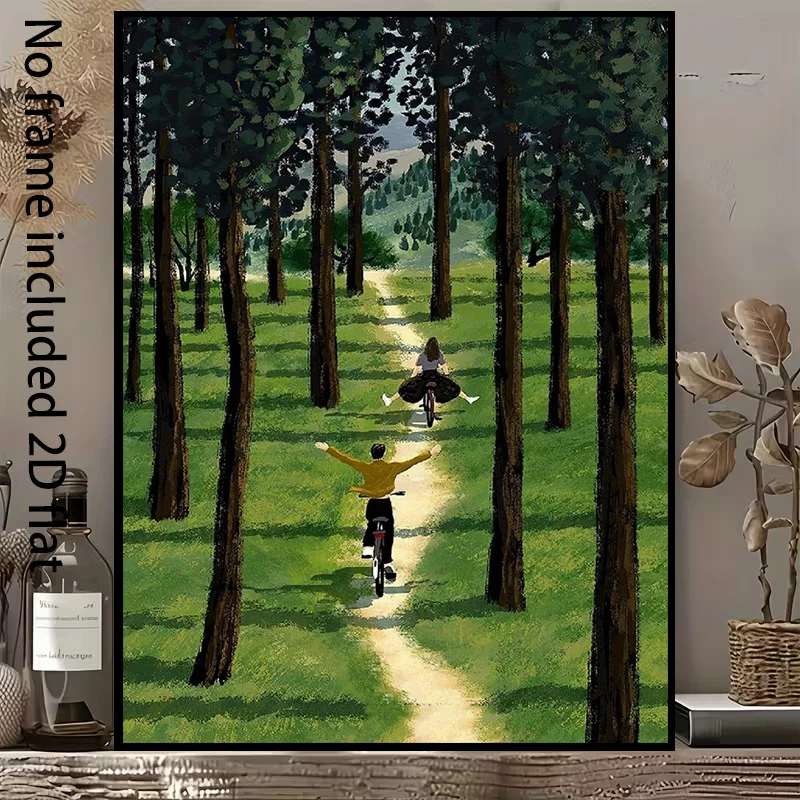 2D Flat, 2D Flat, [2D Flat] 1pc Decorative Canvas Painting 