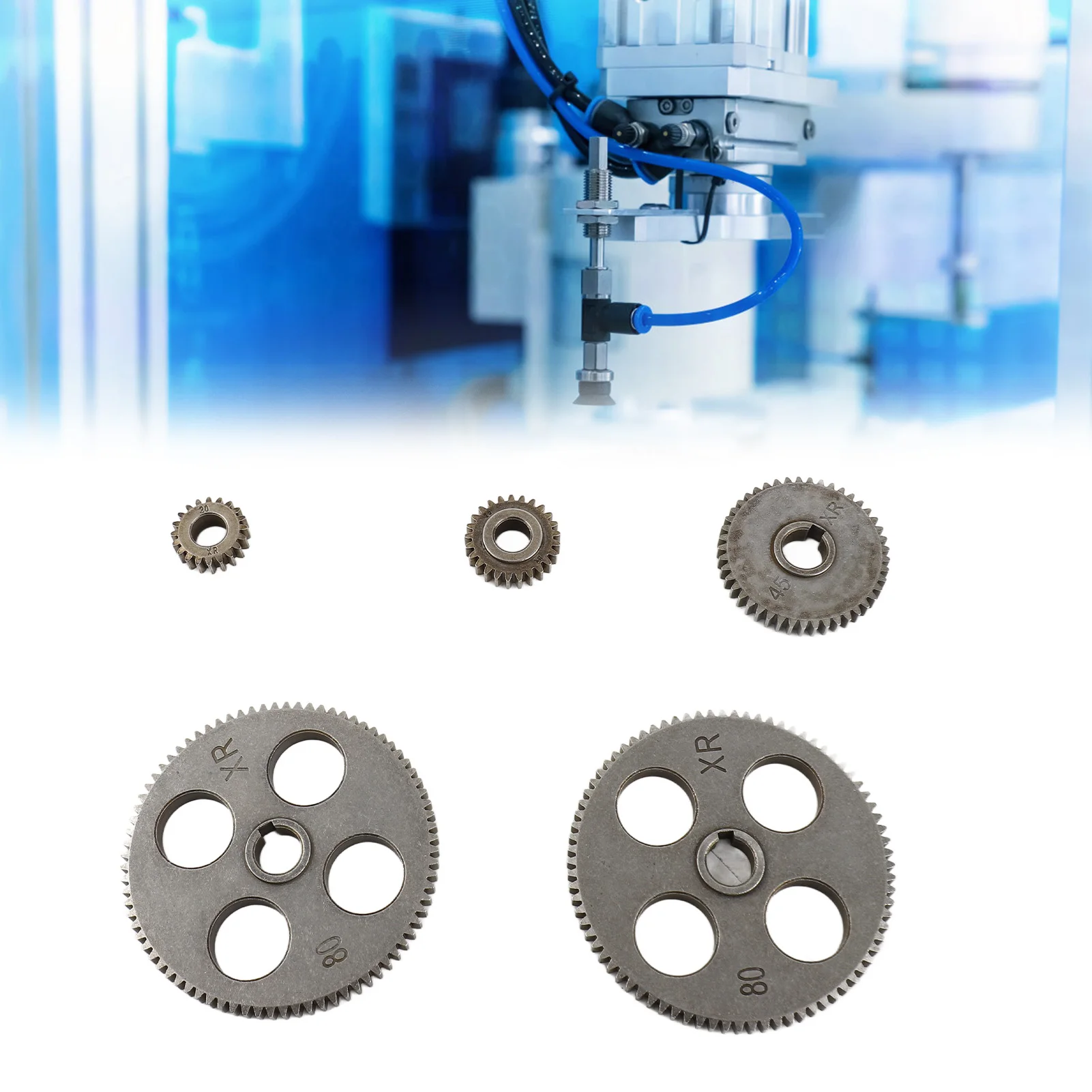 

Шестерня токарного станка Metal Mini T80 T45 T25 T20 Набор аксессуаров для замены комплекта шестерен токарного станка Набор шестерен для токарного станка