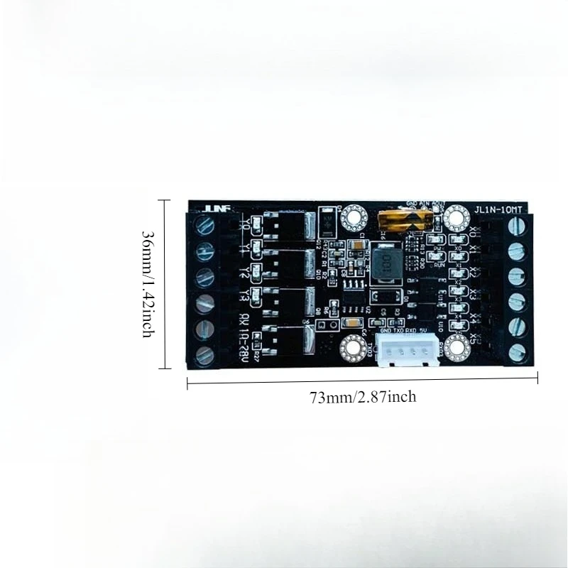 Placa de control industrial PLC controlador programable FX1N-10MT módulo de retardo controlador lógico programable plc