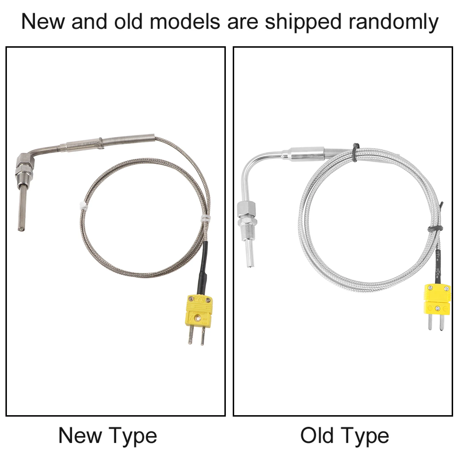EGT Thermocouple K Type for Exhaust Gas Temp Probe with Exposed Tip and Connector K Type Thermocouple EGT K Type Thermocouple