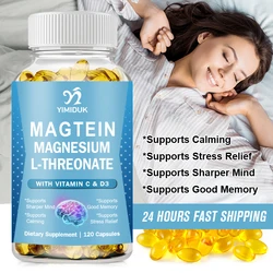 Magtein Capsules Highly Absorbable Magnesium L-Threonate to Improve Memory, Cognition, Stress Relief and Sleep Quality