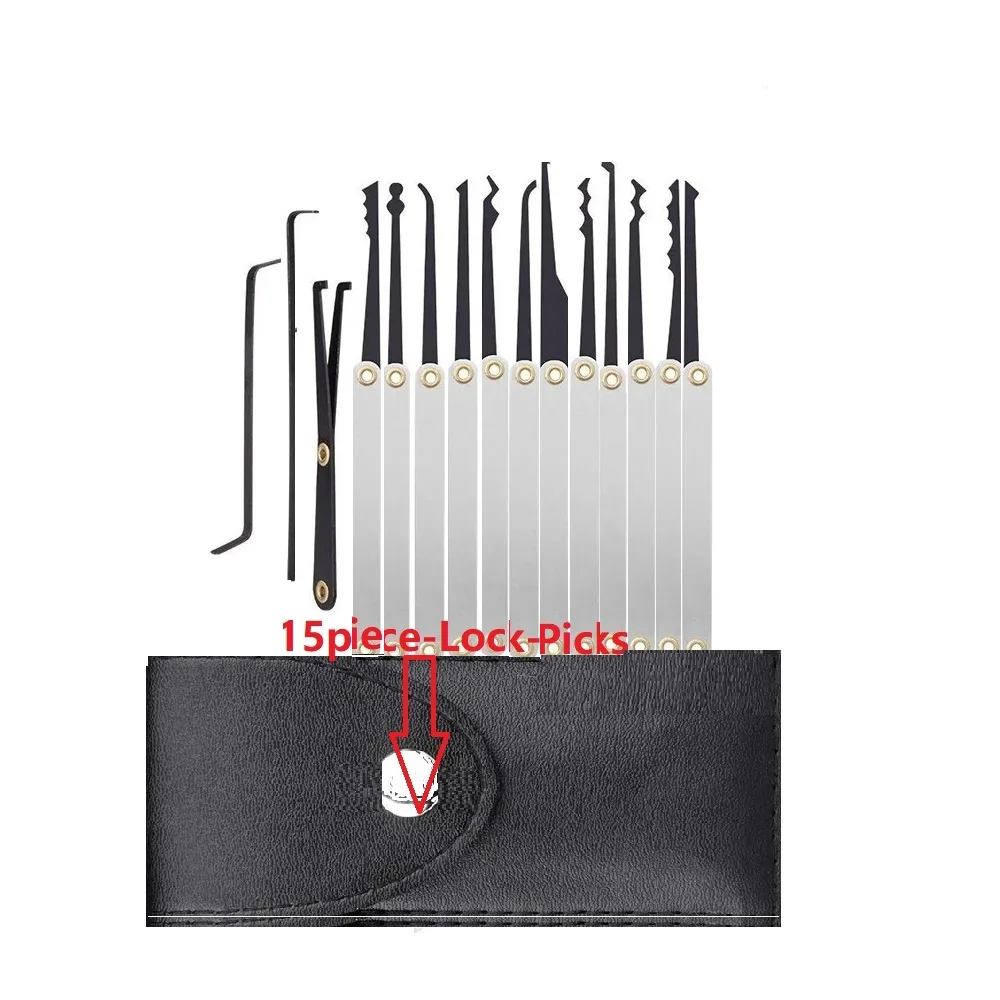 

locksmith Transparent Practice Lock Set Unlocking Padlock Extractor hand tools lishi hu66 hu101