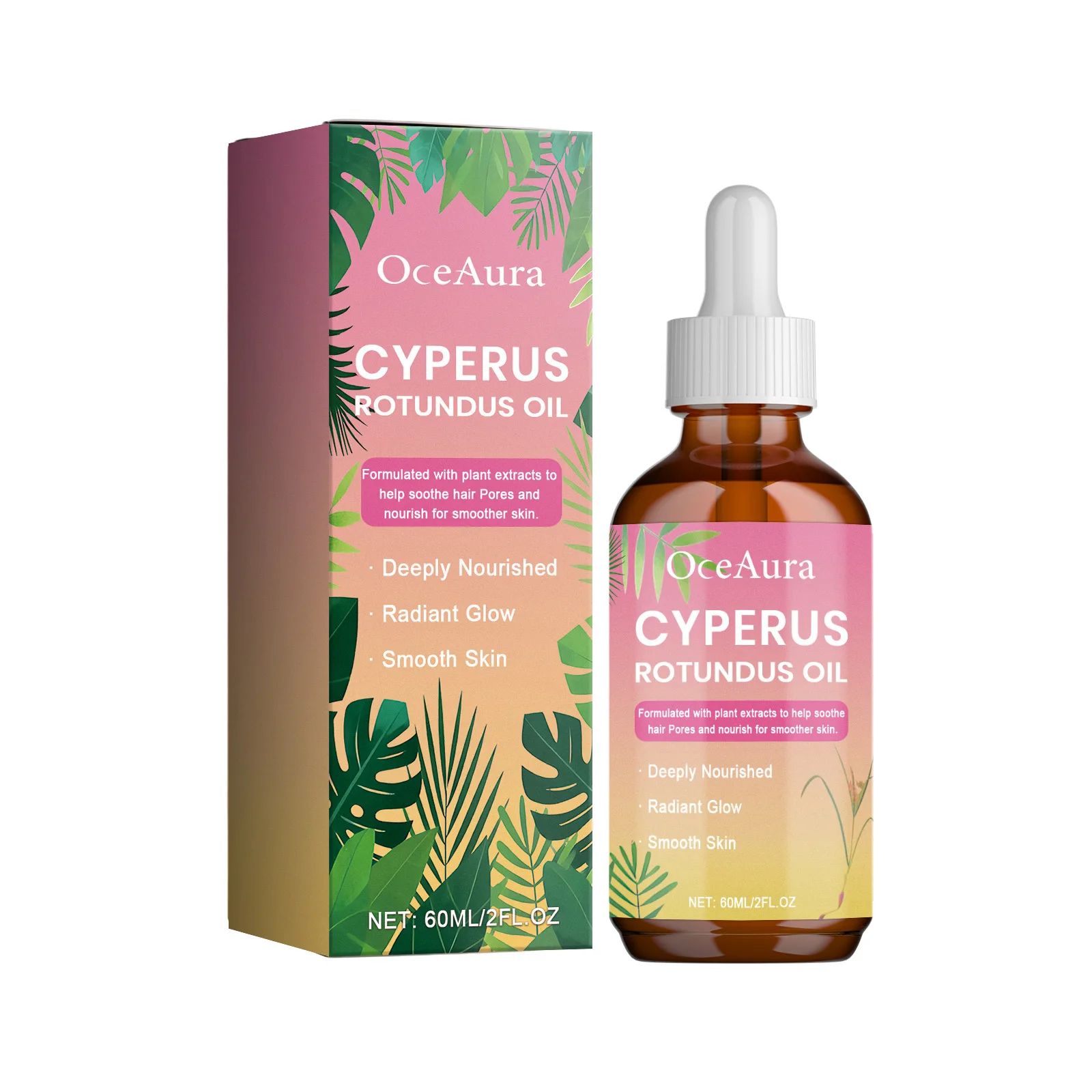 OceAura Inhibit Hair Growth Oil Cyperus Rotundus Extract Prevent Hair Growth Products Moisturizing Skin Aftershave Care Body Oil