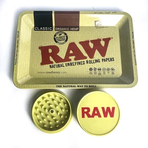 Plástico 2-Layer Herb Grinder, cigarro Spice Crusher, Tabaco Rolling Bandeja, Acessórios de fumar, 60mm, 18x 12.5cm 10 principais vendas bandeja de raw - №4