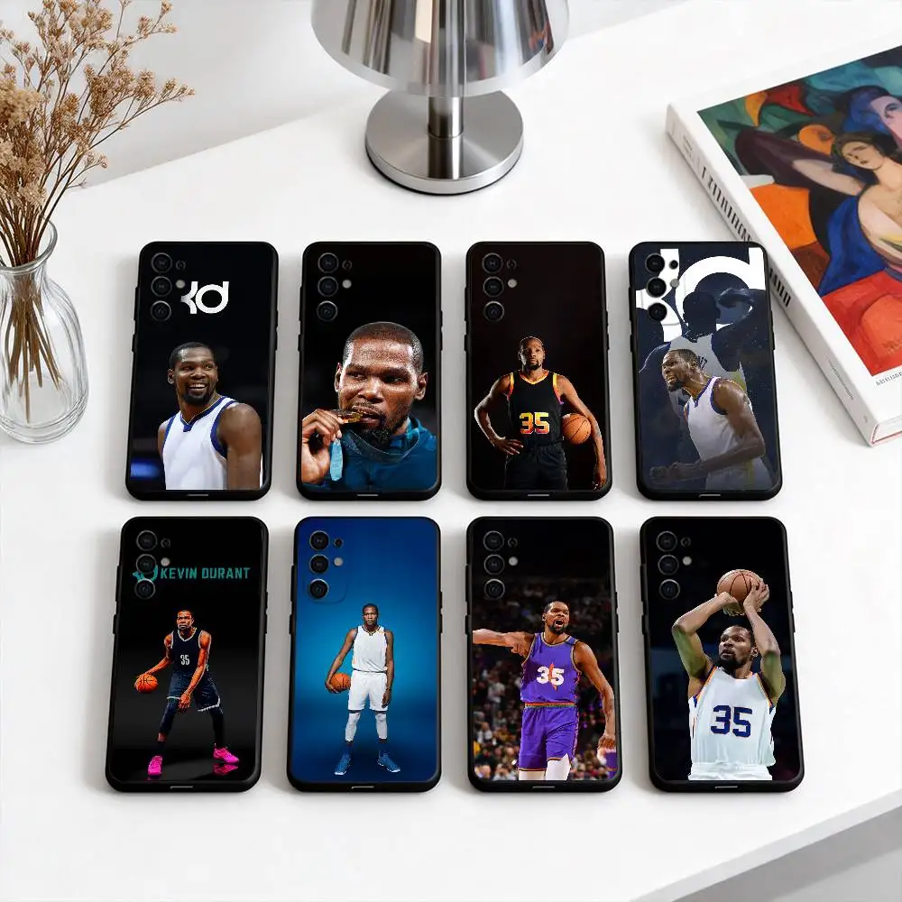 

K-Kevin D-Durant KD Phone Case Black Silicone Soft For Samsung S25,S24,S21,S22,S23,S30,Ultra,S20,Plus,Fe,Lite
