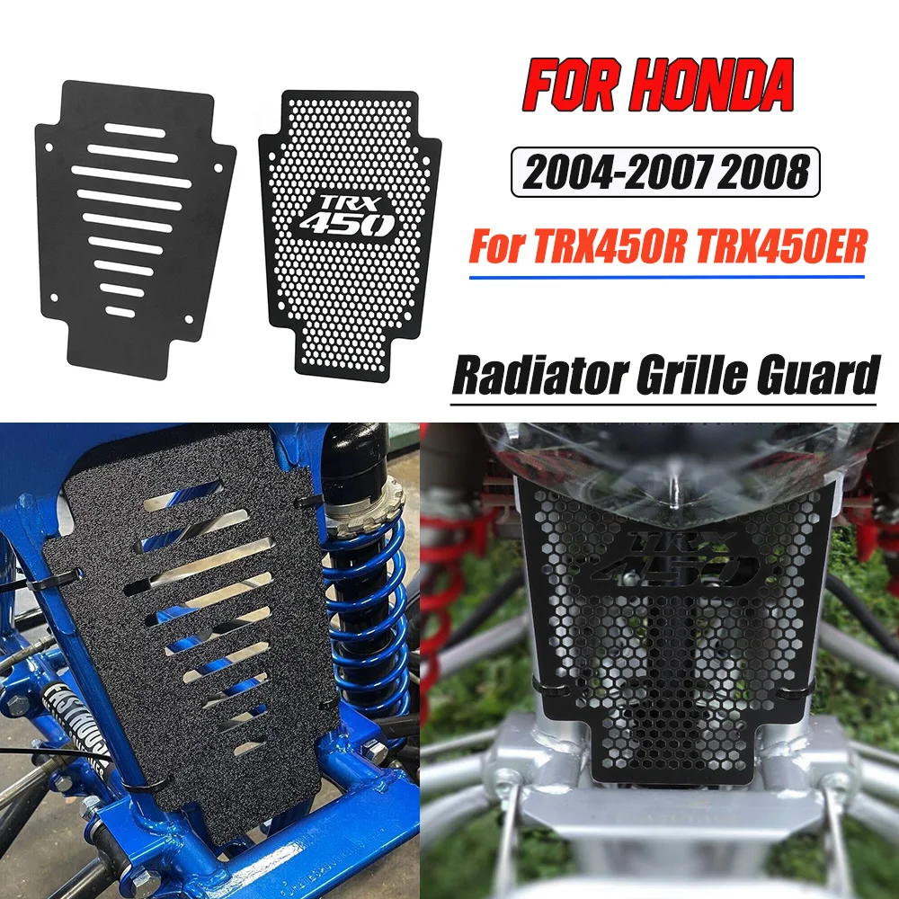 

Motocycle Radiator Grille Cover Water Tank Guard Protection For Honda TRX450R TRX450ER 2004 2005 2006 2007 2008 ATV TRX 450R