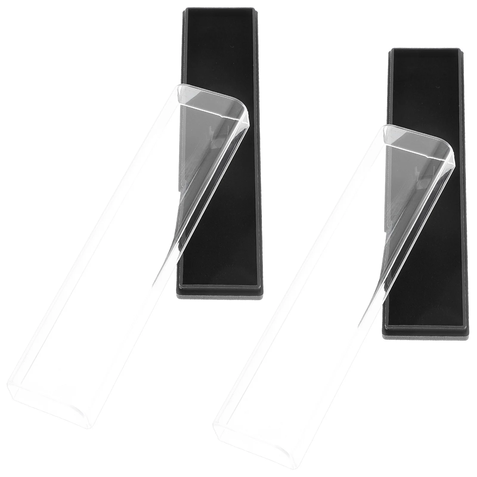 

10Pcs Transparent Plastic Pen Boxes Clear Pencil Storage Cases School Stationery Holder Pen Gift Packing Box for Ballpoint Pens