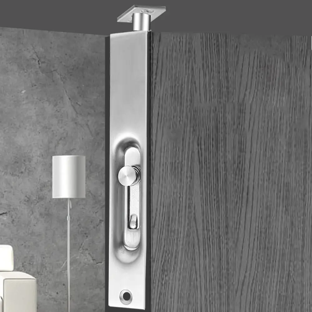 

Новые дверные болты из нержавеющей стали, скользящий болт, фурнитура, дверная защелка, противоугонный скрытый защитный болт, защелка для ворот, двери