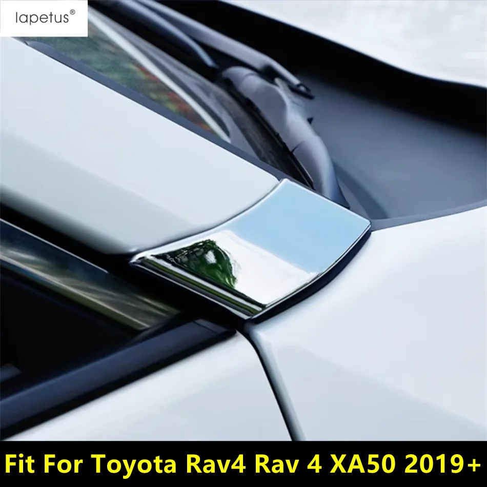 

Car Window A Pillar Panel Sequin Sticker Cover Trim Accessories For Toyota RAV4 XA50 2019 2020 2021 2022 2023 2024 RAV 4 Hybrid