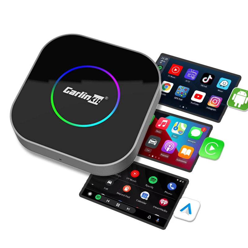 Carlinkit Android System Carplay Car Stereo Universal Car Play Fast Connection Android Auto Adapter Wireless Carplay Dongle
