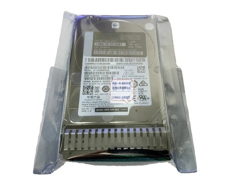 

7XB7A00027 00YK016 1.2T 10K SAS 2.5 12gb 1.2TB SR650 Hard Drive
