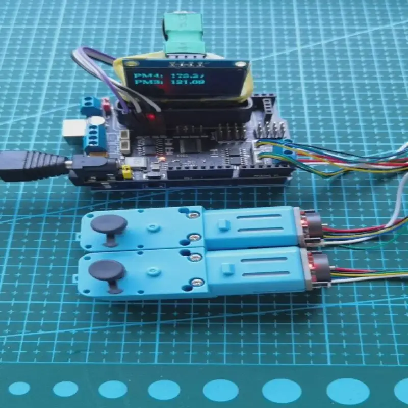 New Version Shield Expansion Board 6-12V with 4 Channels Motor and 8 Channels Servo For Arduino UNO/ESP32 Robot Car or Robot Arm