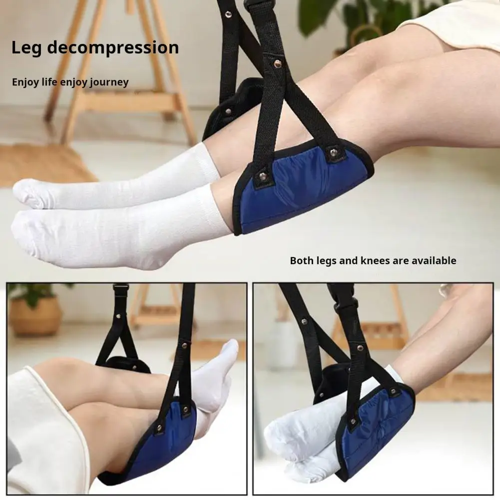 

Office Foot Adjustable Airplane Foot Hammock for Office Travel Lightweight Portable Under-desk Hanger for Relaxing Feet