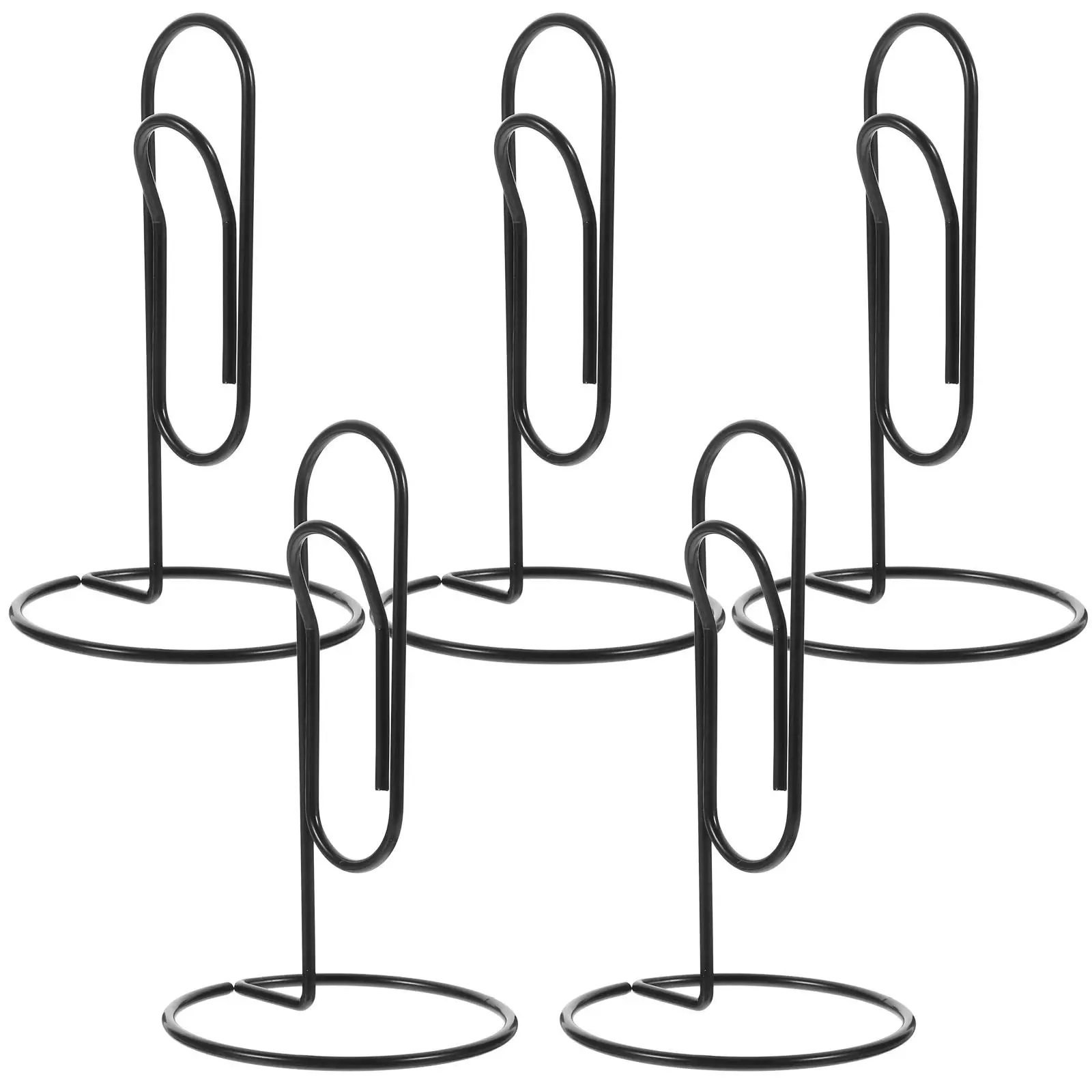 5 Pcs Paper Clips Note Clip Holder For Office File Clamps Classroom Home Large Memo File Clamps Plating Fix