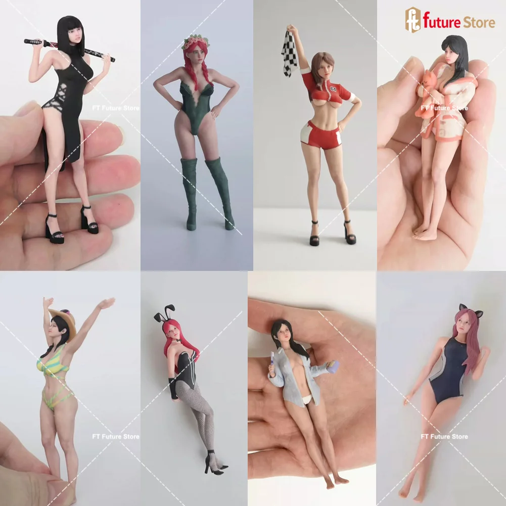

Resin Diorama 1/18 1/16 1/12 Sexy Bunny Girl Swimsuit Girl Beauty Female Miniature Figurine Doll Toys Scene Props Display