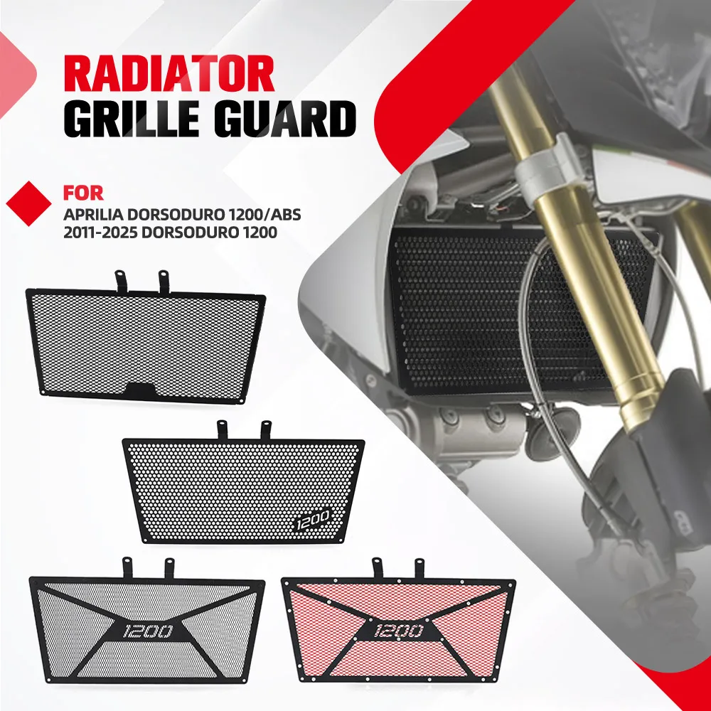 

Motorcycle Radiator Guard Grille Cover Protector Oil Cooler Protection For Aprilia Dorsoduro 1200/ABS 2011-2025 Dorsoduro 1200