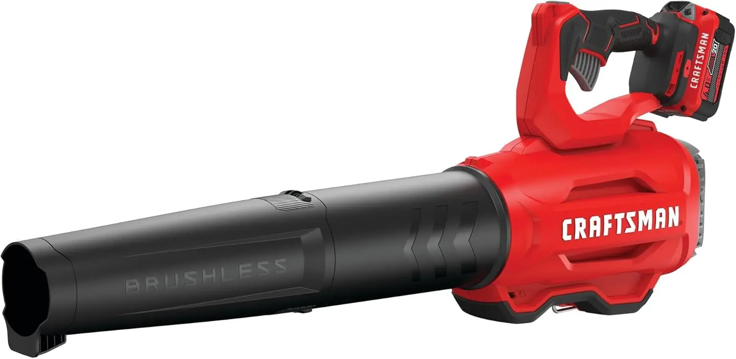 무선 스트링 트리머 및 리프 블로워 콤보 키트, 자동 라인 공급 기능이 있는 2단 속도 트리머, 효율적인 브러시리스 블로워