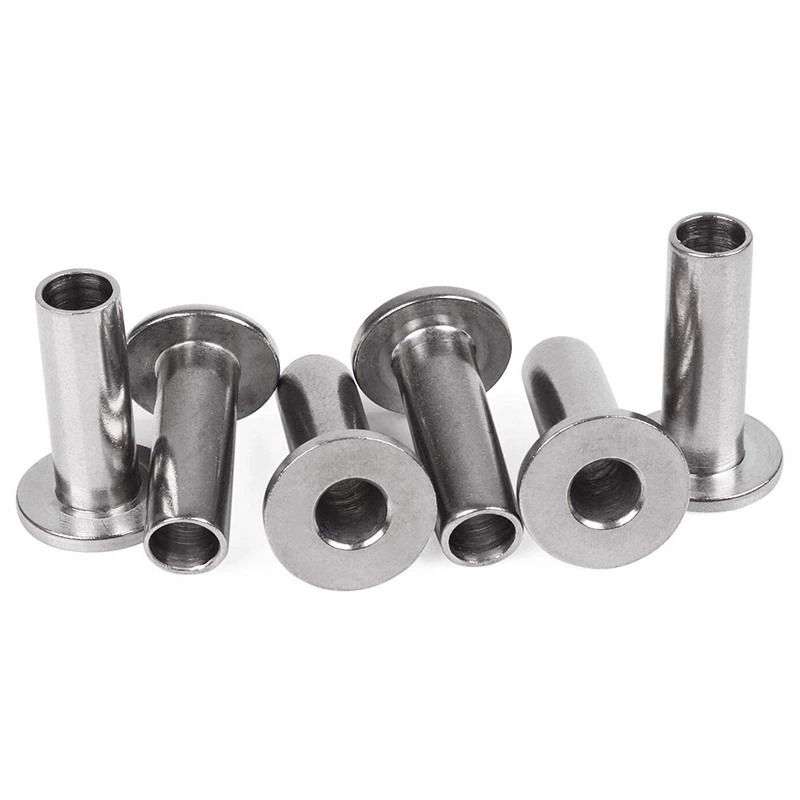 120 Pack Stainless Steel Protector Sleeves For 1/8 Inch 5/32 Inch Or 3/16 Inch Cable Railing, T316 Marine Grade Cable Railing Ki