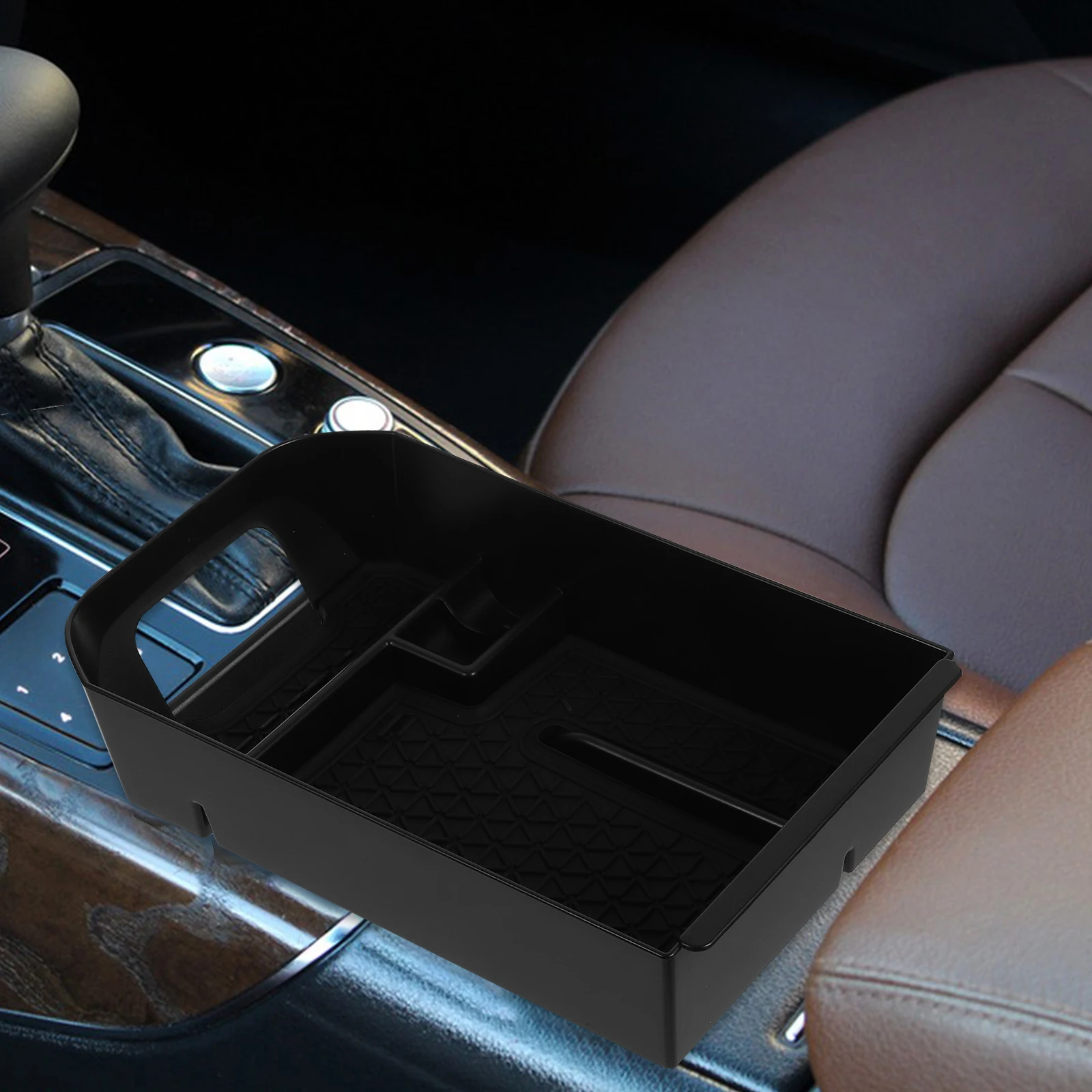 

Car Storage Box Dashboard Tray Organizer Compartment Bins Stackable PP Center Console Vehicle Accessories Efficient Space