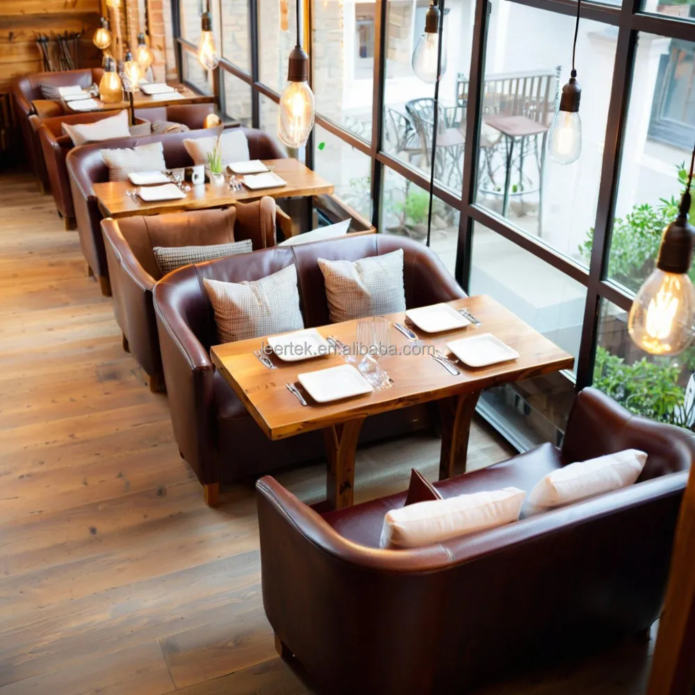 

Factory Wholesale Modern Durable Foldable Eco-Friendly Wood Metal Easy Clean Commercial Restaurant Furniture Table Chairs for