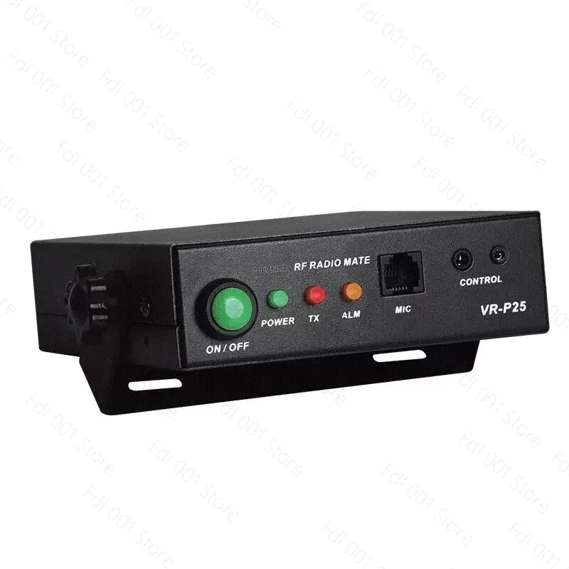 DMR analog walkie-talkie of go on road trip Handstand Substation Power Amplifier Winona VR-P25 signal amplifier.