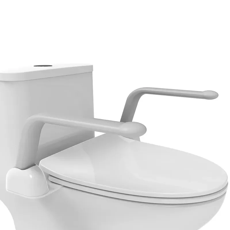 Adjustable Toilet Safety Rail for Elderly Disabled Bathroom Support Handle Non Slip Grab Bar Assistive Device for Seniors