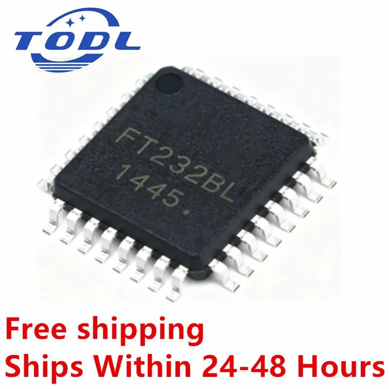 (2-5piece)100% New FT232BL-REEL FT232BL  QFP-32 Chipset