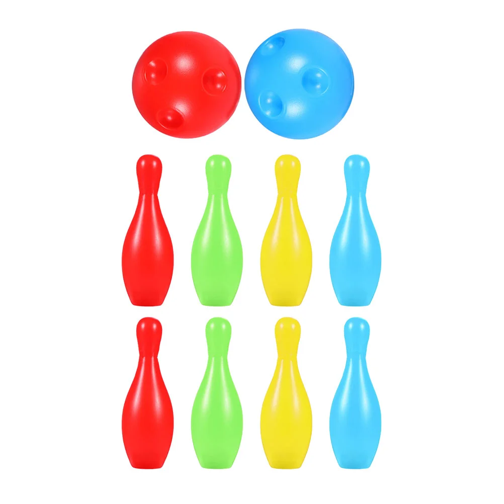 10 PCS Mini Bowling Set Kids Educational Toys Safe Gentle Multiplayer Perfect for Parent Child Activities