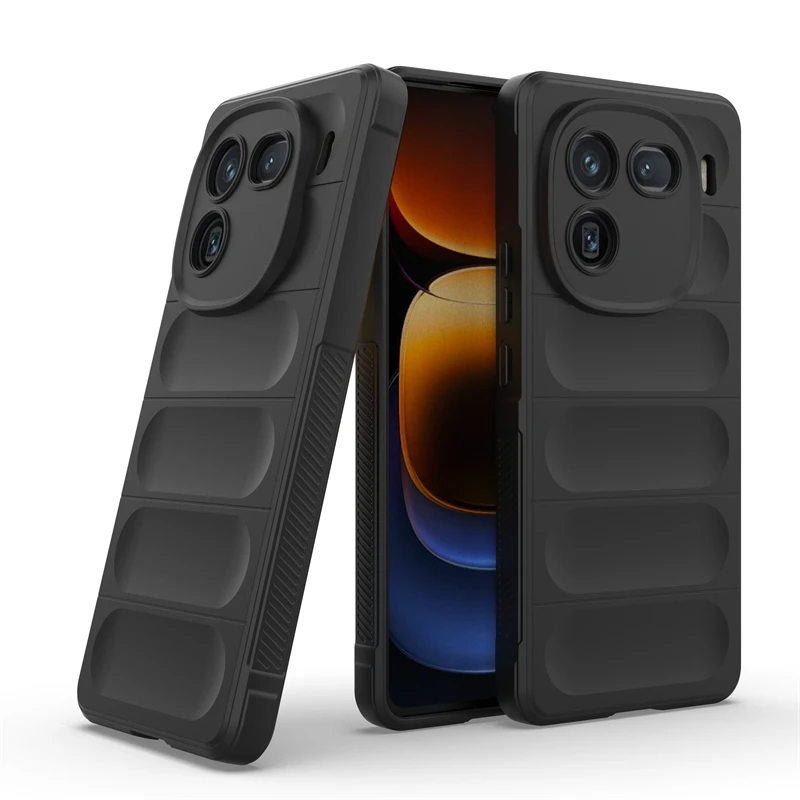 Full Cover For Vivo iQOO 12 Case Bumper Shockproof Soft TPU Silicone Back Case For Vivo iQOO 12 Case For Vivo iQOO 12 5G Cover