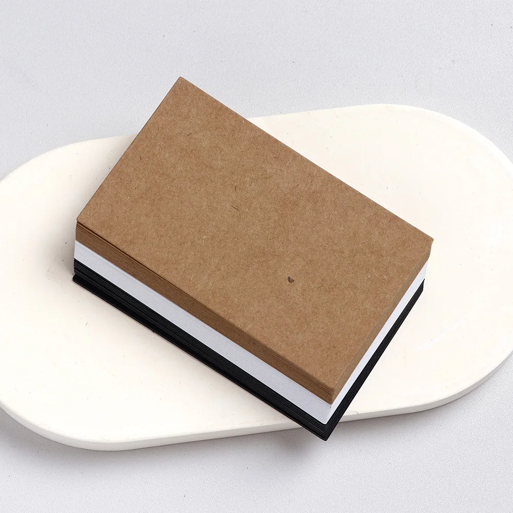 50PCS 5.4X9CM White Black Brown Blank Cardboard Holder For Jewelry Making Personalize Display Card DIY Packages Wholesale Supply