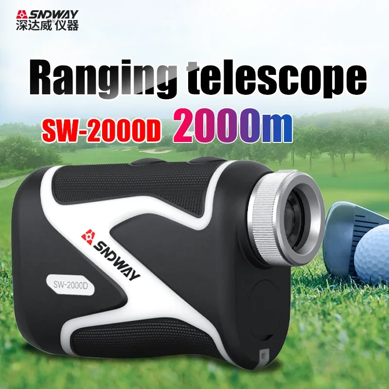 Sndway SW-D Series Range Finder 1000M 1500M 2000M Laser Distance Meter for Golf Outdoor Hunting Construction Scope Camera