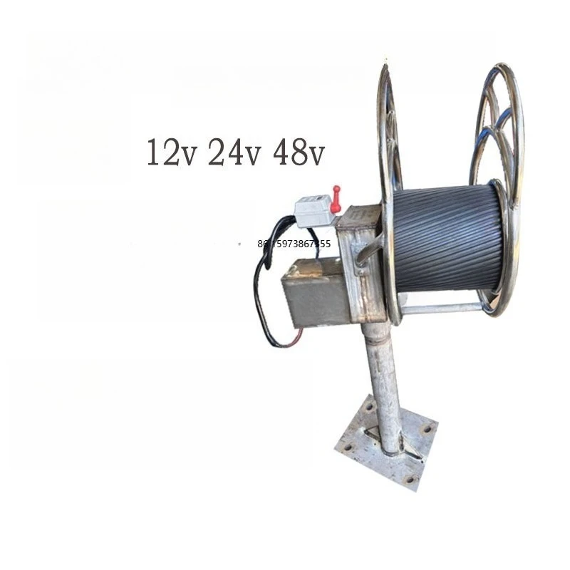 Elektrisches oder hydraulisches Fischernetz-Hauler aus Aluminium, 12 V, 24 V, 48 V