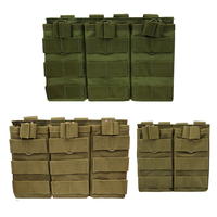 1000D Tactical Magazine Pouch Double/Triple/Quadruple Mag Pouch Airsoft Ak 7.62/5.56mm M4 Ar Rifle Hunting Accessories