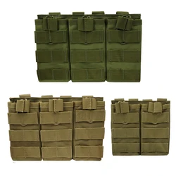1000D Tactical Magazine Pouch Double/Triple/Quadruple Mag Pouch Airsoft Ak 7.62/5.56mm M4 Ar Hunting Accessories