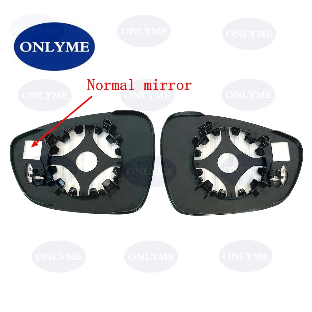 Car Convex Heated Mirror Glass With Blind Spot Warning For Citroen C3 MK2 / C5 / DS3 / DS5  2008 - 2018