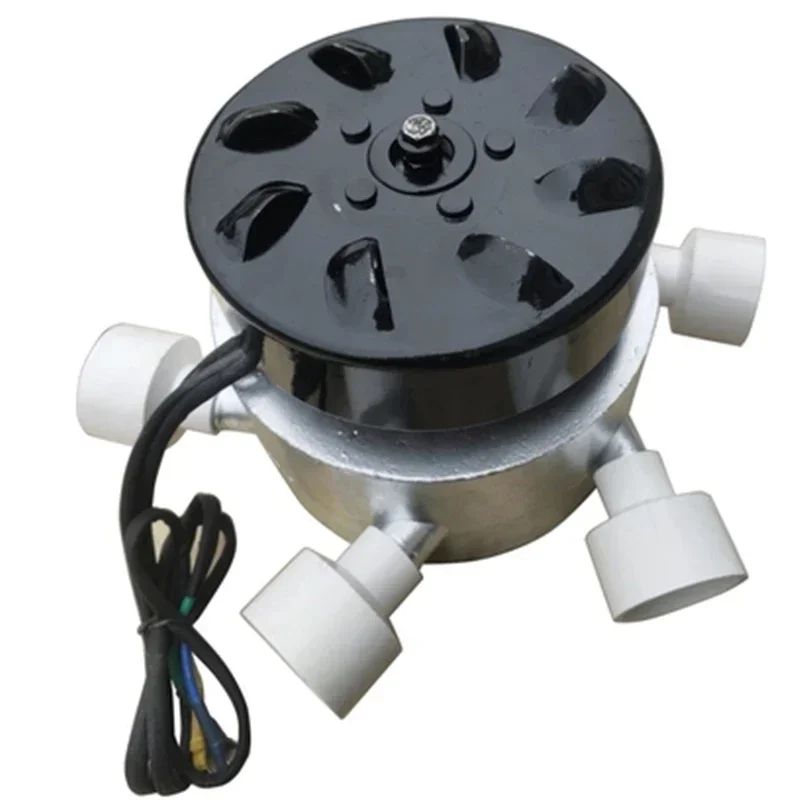 For 3 KW Hydropower Generator Stainless Steel   Mechanical Water Turbine with Six Tubes Portable Power Equipment  AC 220 V