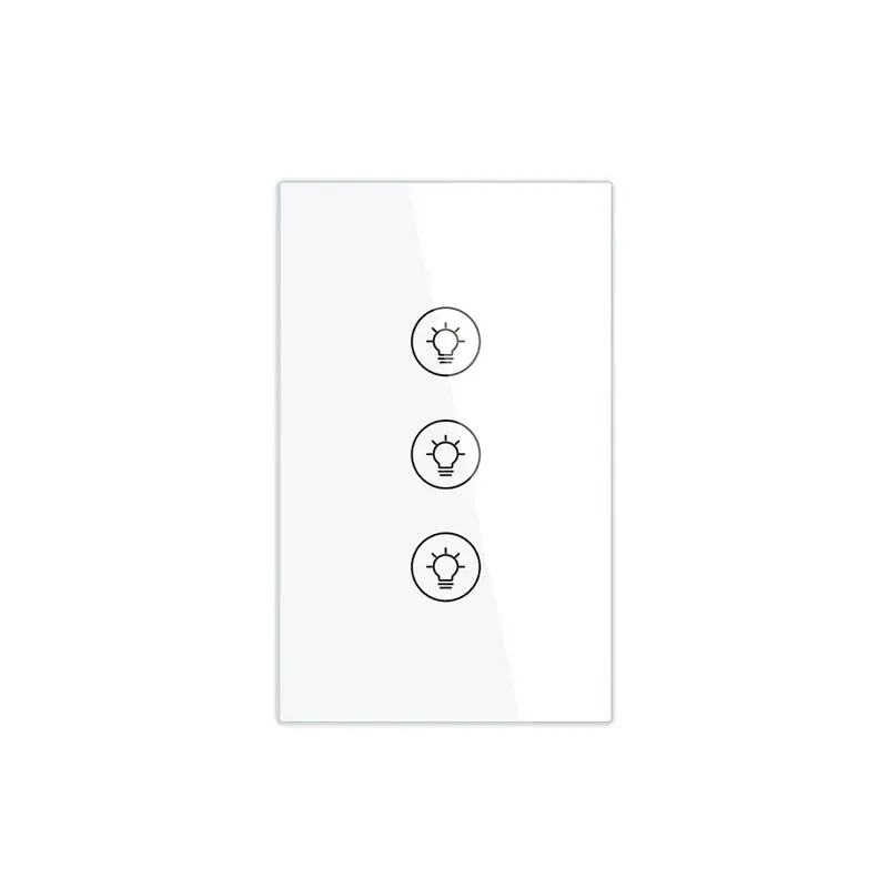 Tuya Smart Zigbee Multi-Gang Light Dimmer Switch Independents Control Smart Tuya APP Control Works With Alexa Home C US Plug-Y41