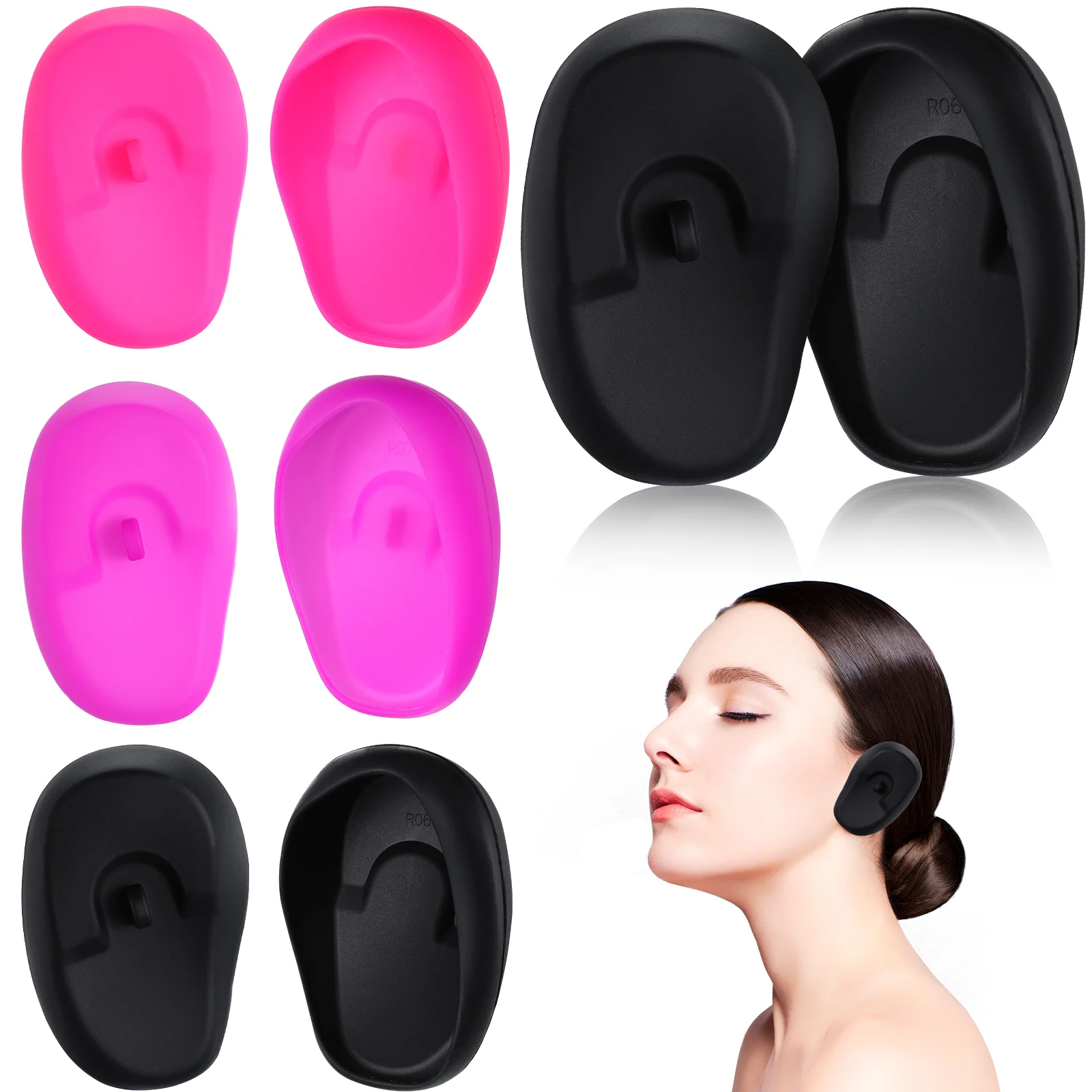 4 Pairs Brazilan Blowdry Ear Covers Tender Defenders Waterproof Hairdressing