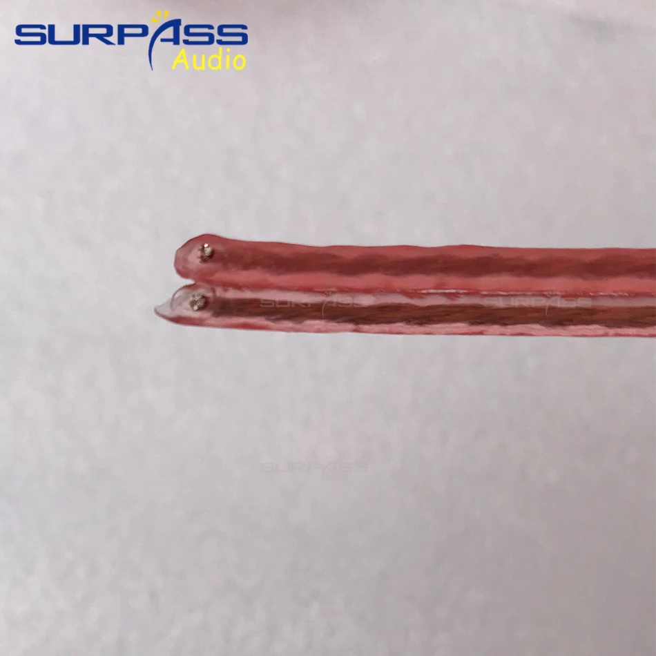 كابل مكبر صوت HIFI بدون أكسجين مكسو بالنحاس والألومنيوم 200 كور كابل مكبر صوت للسيارة صوت مسرح منزلي سلك مكبر صوت