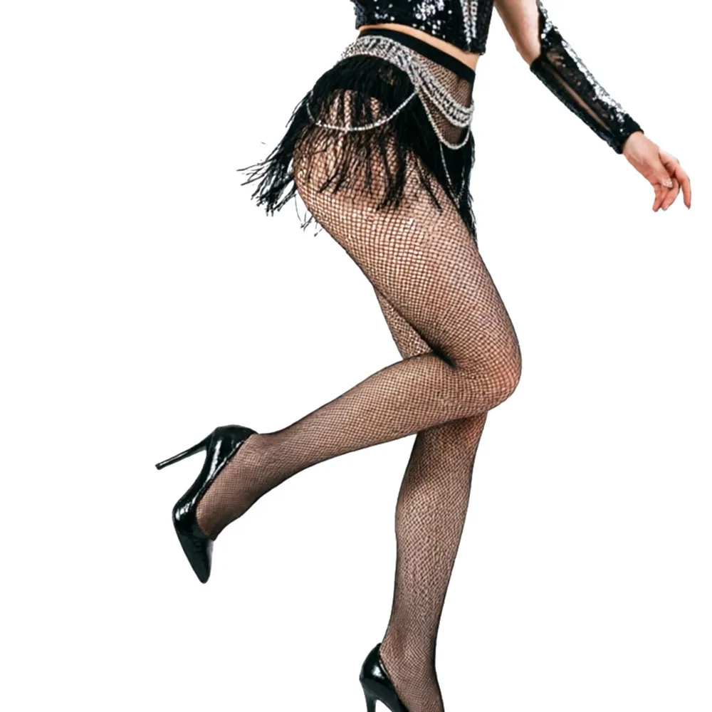 Sexy fishnet Stocking Fashion Women transparent Pantyhose office lady crotchless mesh Tights beautiful legs Lots