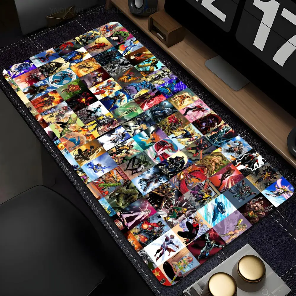 

Anime Mousepad Large Computer Gaming Accessories MousePads Desk Mats Anti-slip Laptop Soft Mice Pad M-Marvel Hero The Avengers