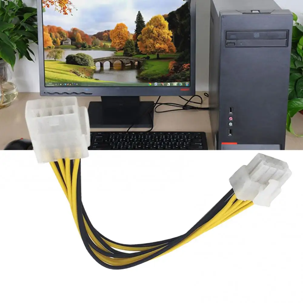 

Кабель питания, соединительный шнур, материнская плата, 8-контактный разъем-удлинитель процессора «папа-мама»