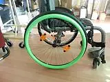 Wheelchair accessories wheel silicone anti-slip push ring 24 inch aluminum alloy hand ring two.