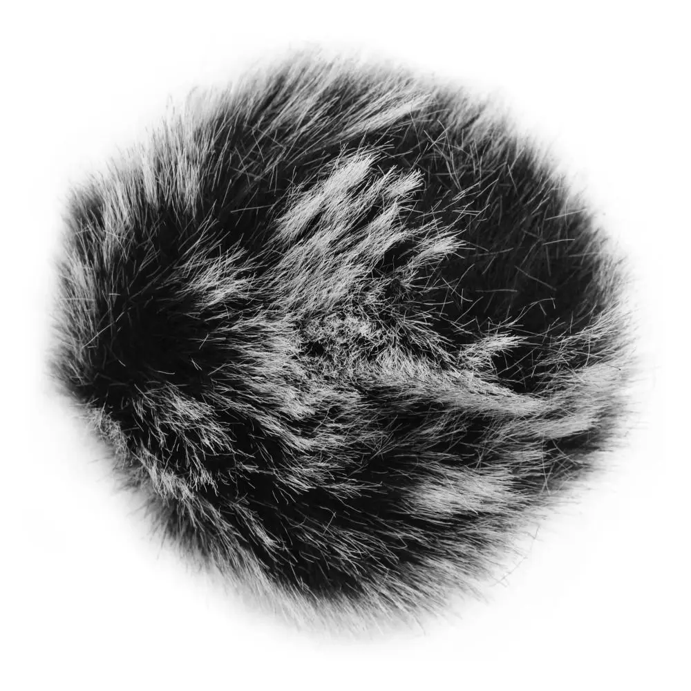 1Pcs Elastic Microphone Windshield Wind Muff Fit 0.5-1.5cm Mic Furry Fur Comfortable Soft Microphones Cover