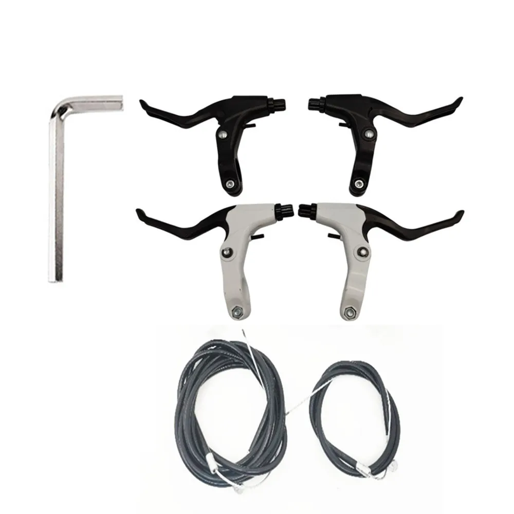 

Universal Bicycle Brake Handle Levers with Wire 22.2mm V Brake/Disc Brake Handle Suitable for Most Bicycles, Road Bike, MTB Bike