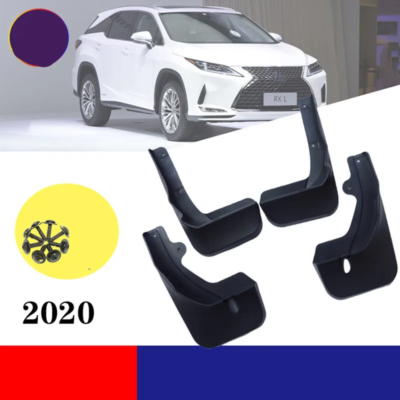 4x Car Mud Flaps Guards For LEXUS RX200 RX300 RX450 2020 2021 2022 Mudguards Mudflaps Splash GuardsTyre Mud fenders Accessories