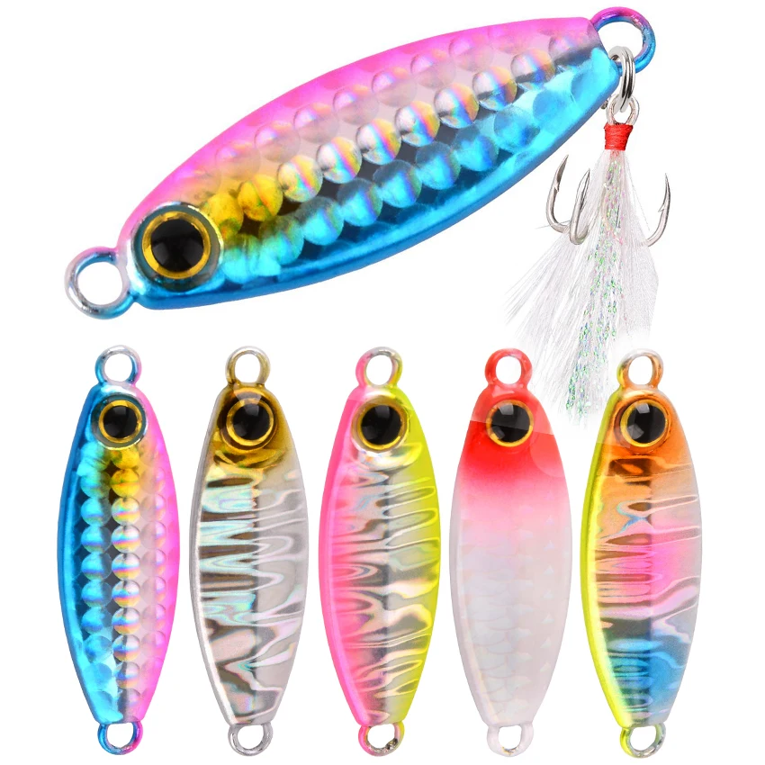 New Metal Cast Jig Spoon 10g Slow Metal Shore Casting Jigging Fish Sea Lure Artificial Bait Tackle SwimBait  Fishing Lures