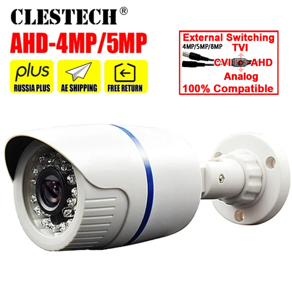 

3000TVL FULL Digital CCTV AHD Camera 5MP 4MP 2MP 1920*1080P HD AHD-H 5.0MP outdoor Waterproof ip66 IR night vision have Bullet